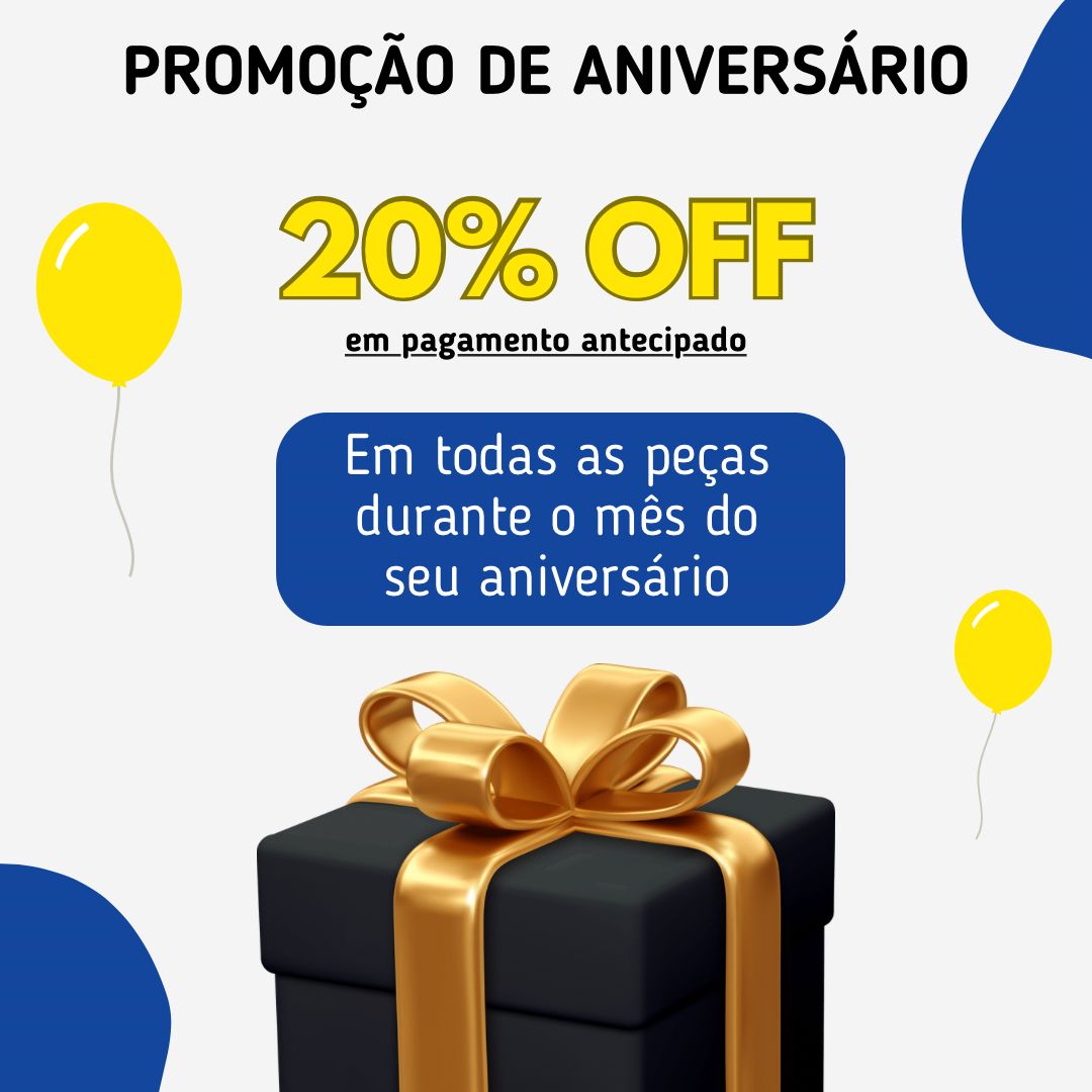 Lavanderia Portal Morumbi-Promoção de Aniversário